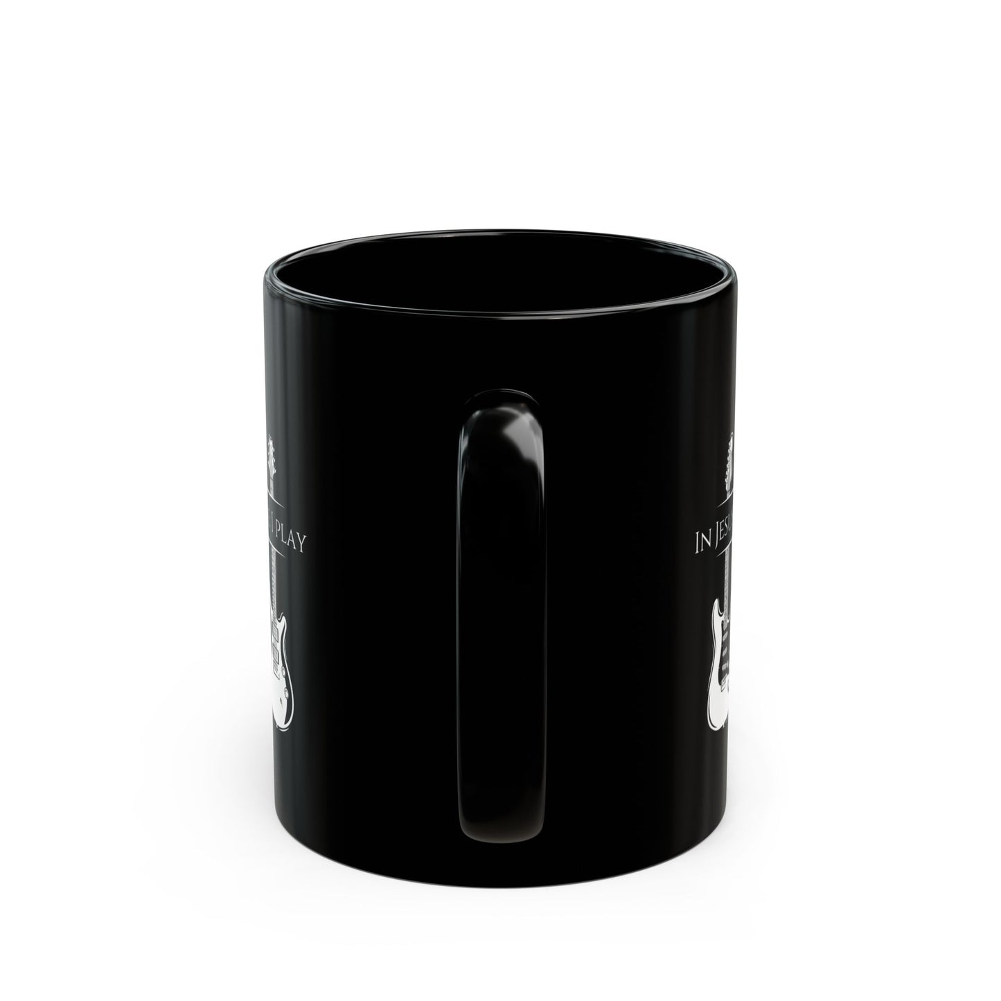 In Jesus Name I Play Black Mug (11oz, 15oz)