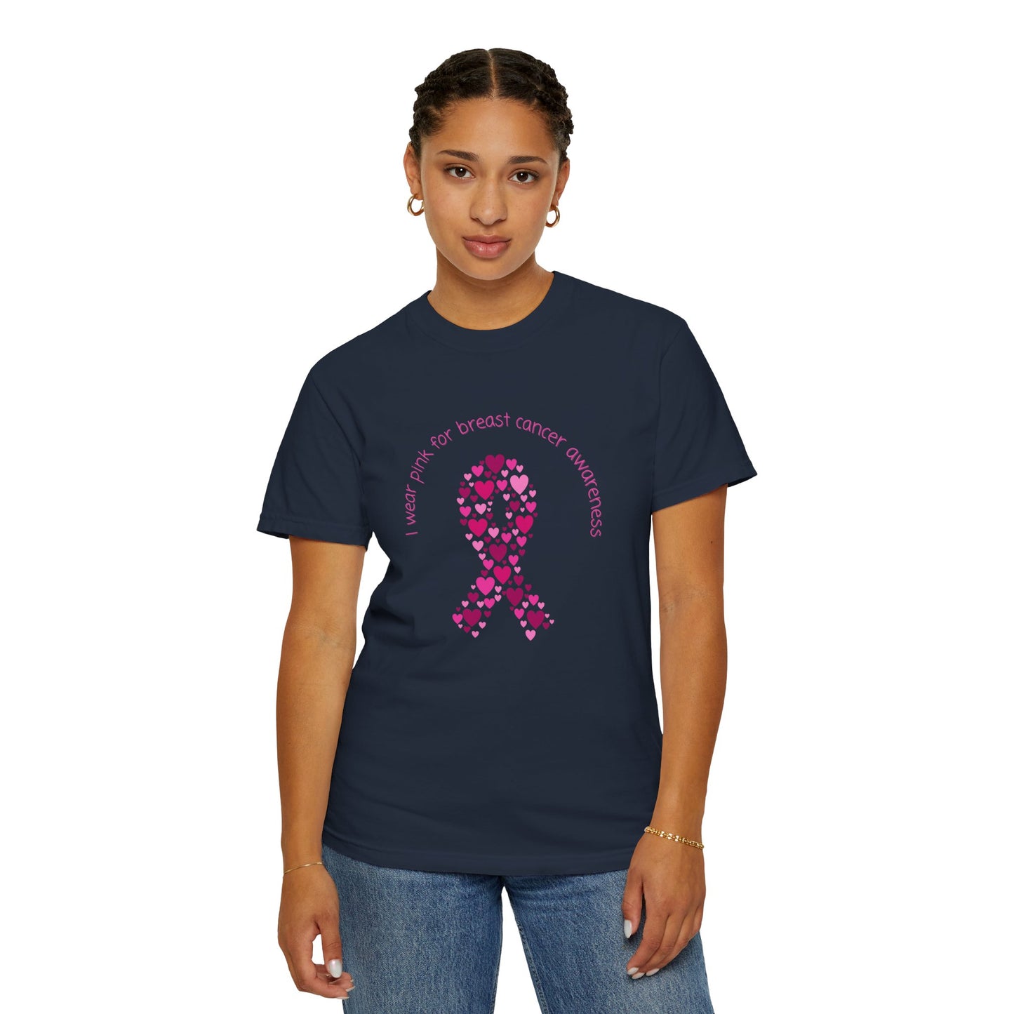 Breast Cancer Awareness Unisex Garment-Dyed T-shirt