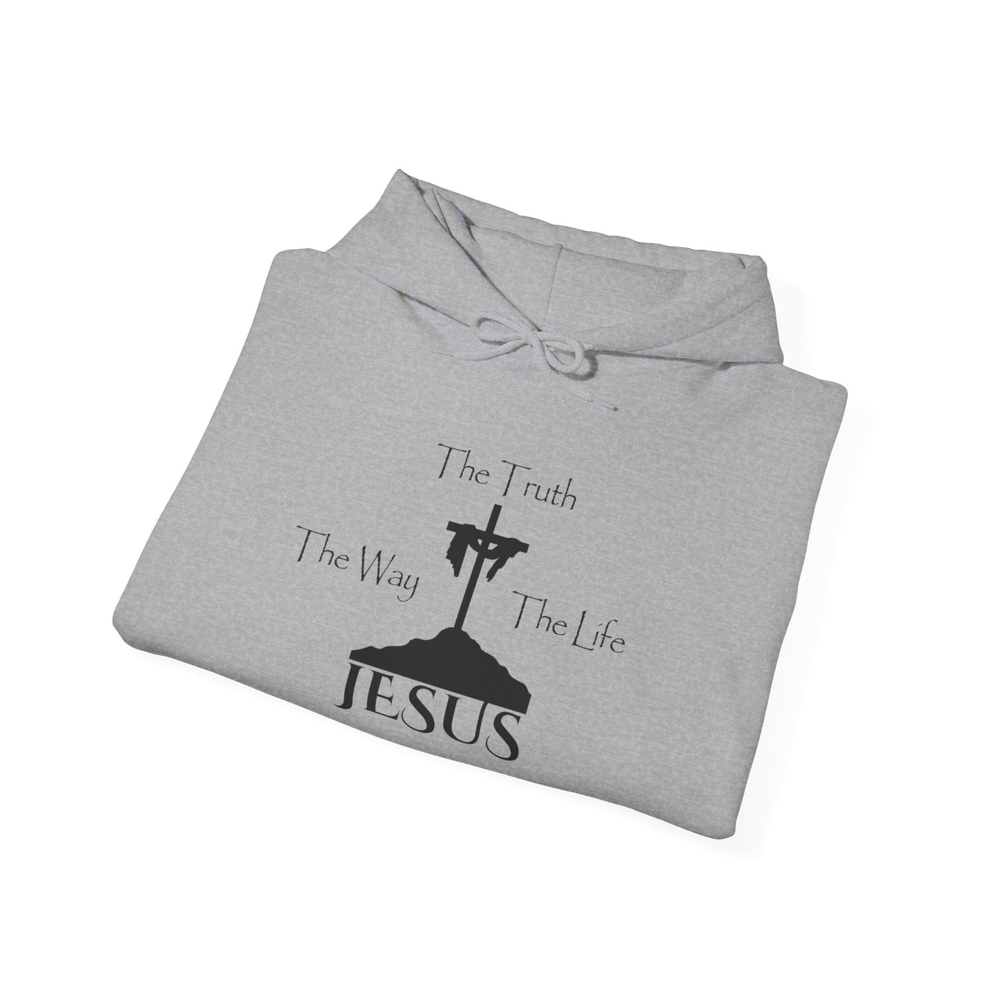 Jesus The Way The Truth The Life Unisex Heavy Blend™ Hooded Sweatshirt