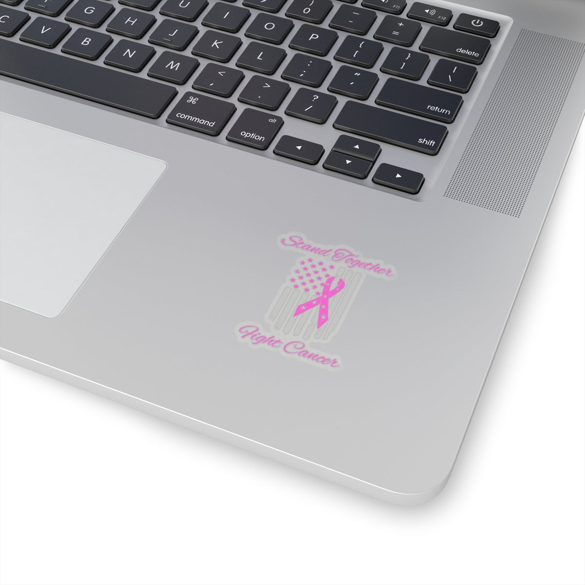 Stand Together Fight Breast Cancer Kiss-Cut Stickers