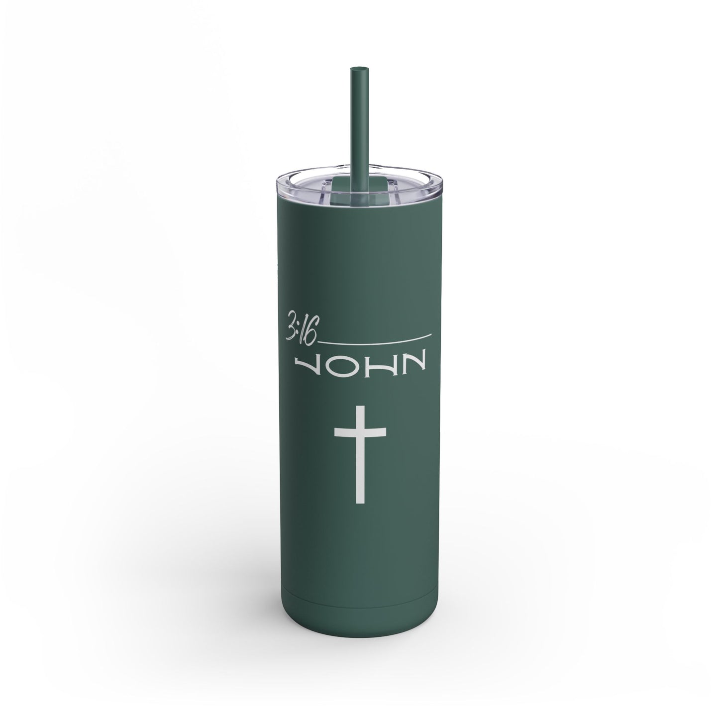 John 3:16 Maars Maker Skinny Matte Tumbler, 20oz