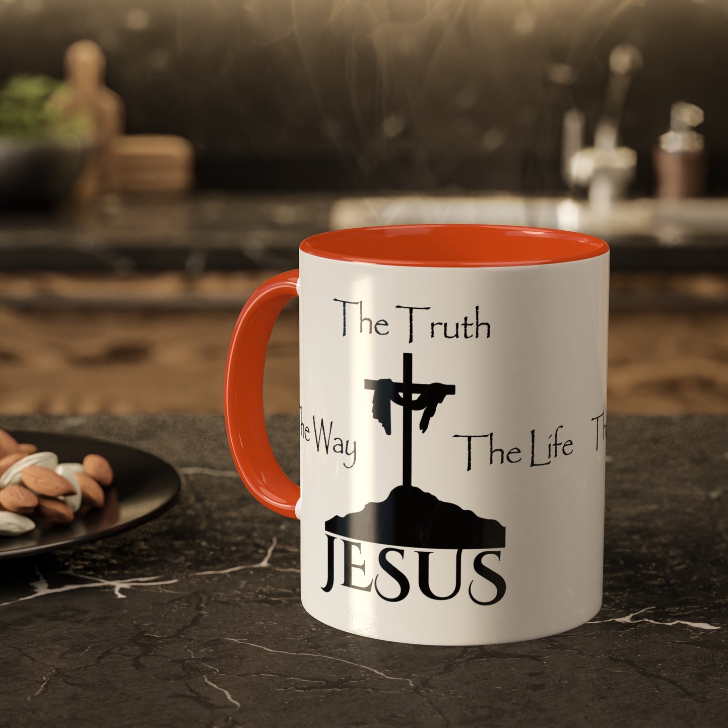 Jesus The Way The Truth The Life Colorful Mugs, 11oz