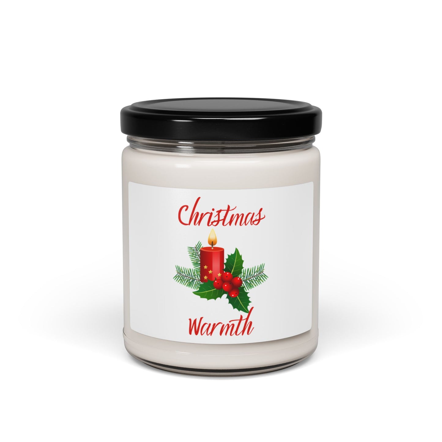 Christmas Warmth Scented Soy Candle, 9oz