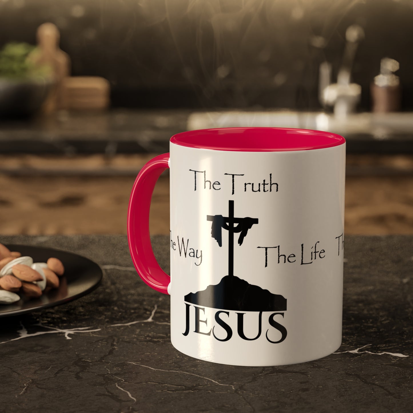 Jesus The Way The Truth The Life Colorful Mugs, 11oz