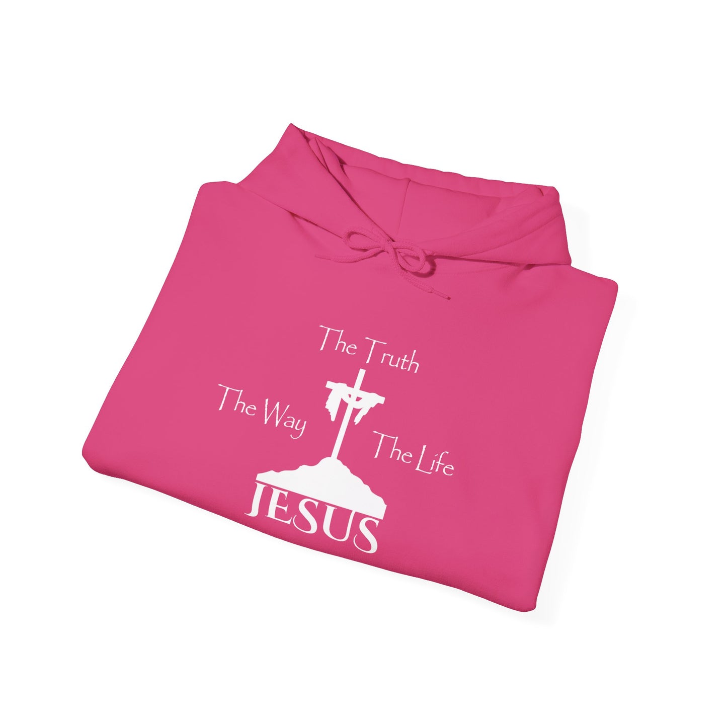 Jesus The Way The Truth The Life Unisex Heavy Blend™ Hooded Sweatshirt