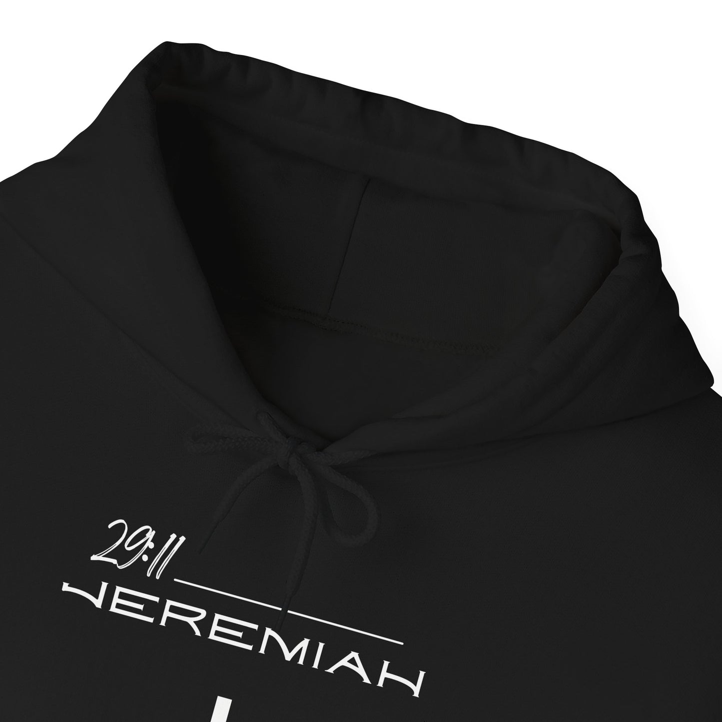 Jeremiah 29:11 w/ Full Scripture On Back Unisex Heavy Blend™ Hooded Sweatshirt