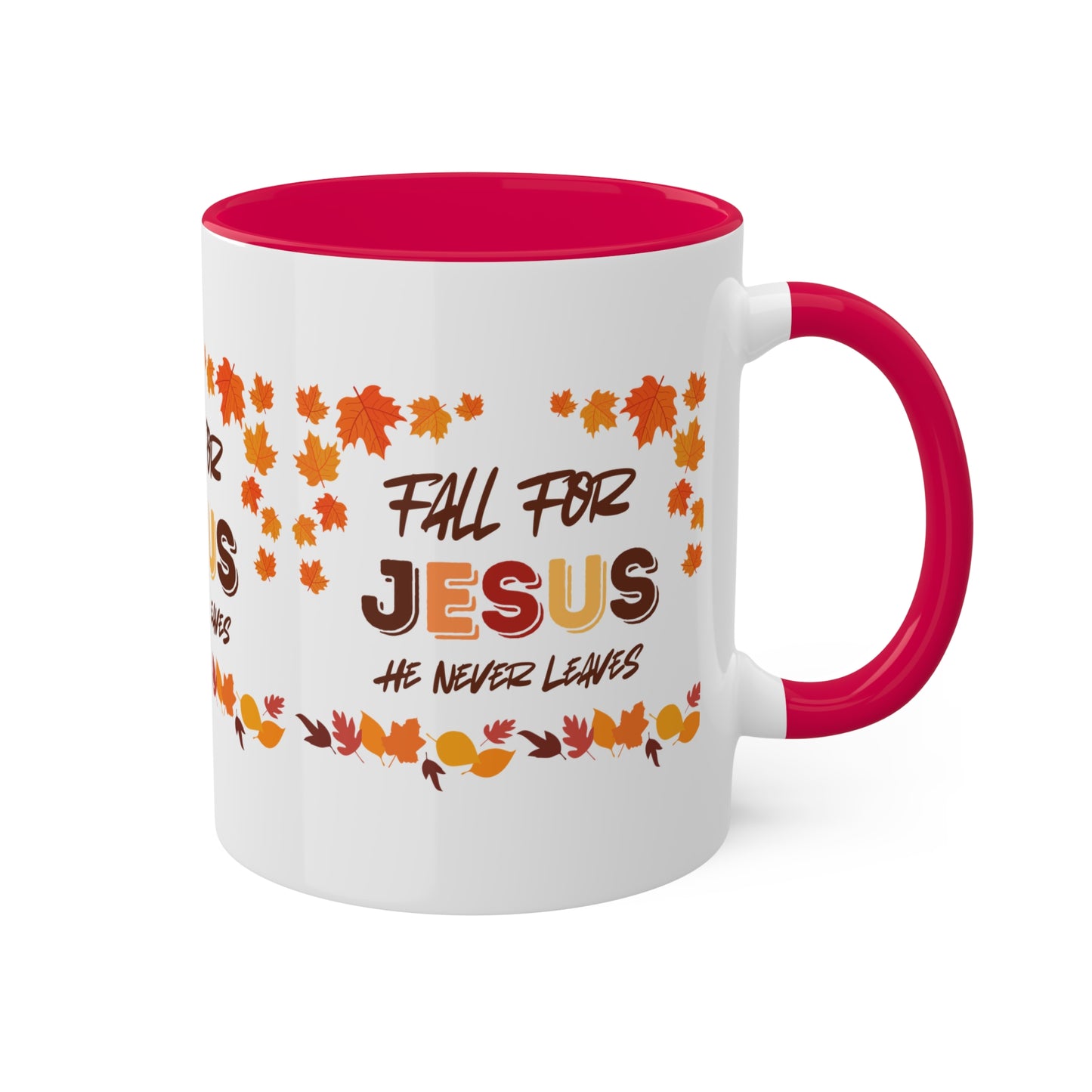 Fall For Jesus Harvest Colorful Mugs, 11oz