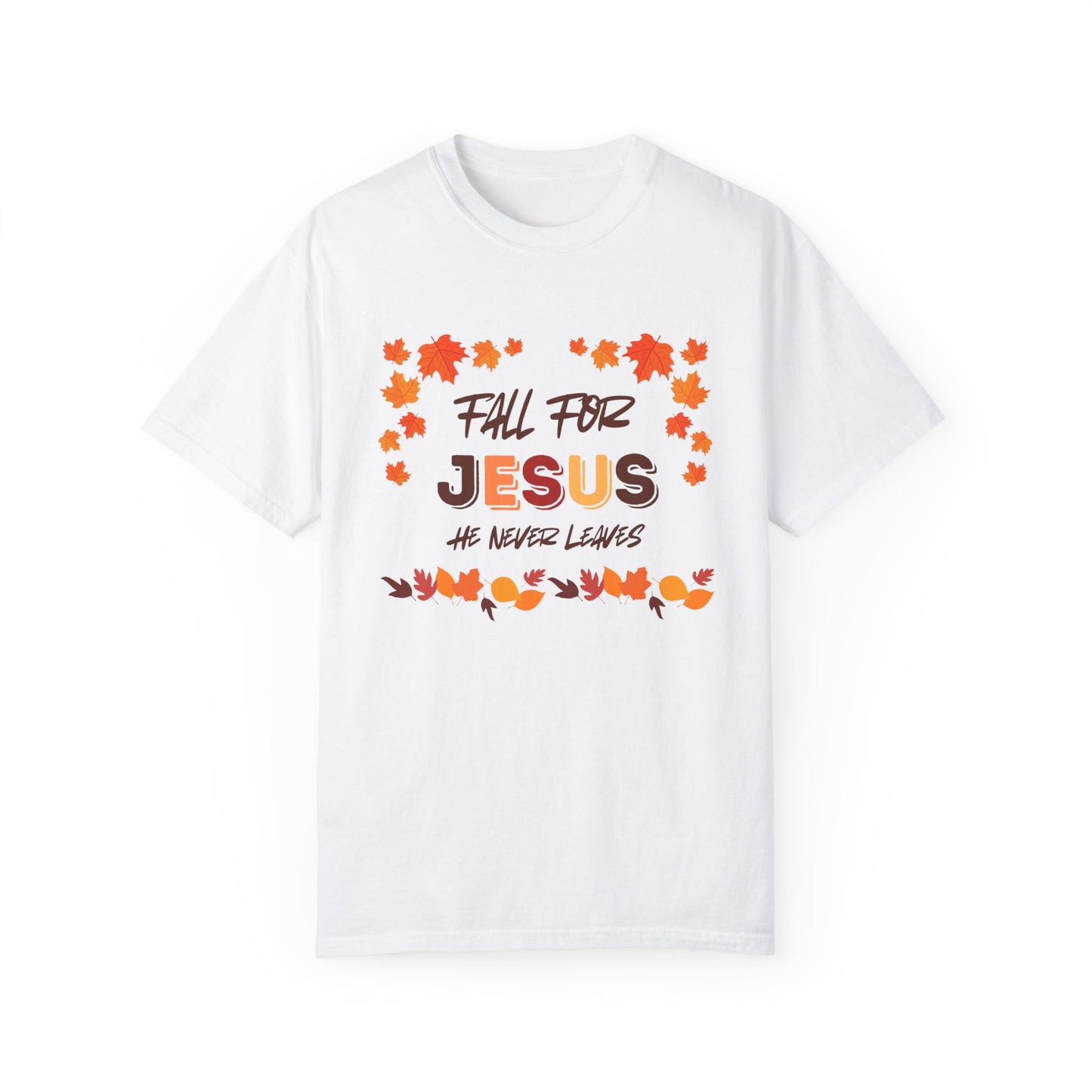 Fall For Jesus Harvest Unisex Garment-Dyed T-shirt