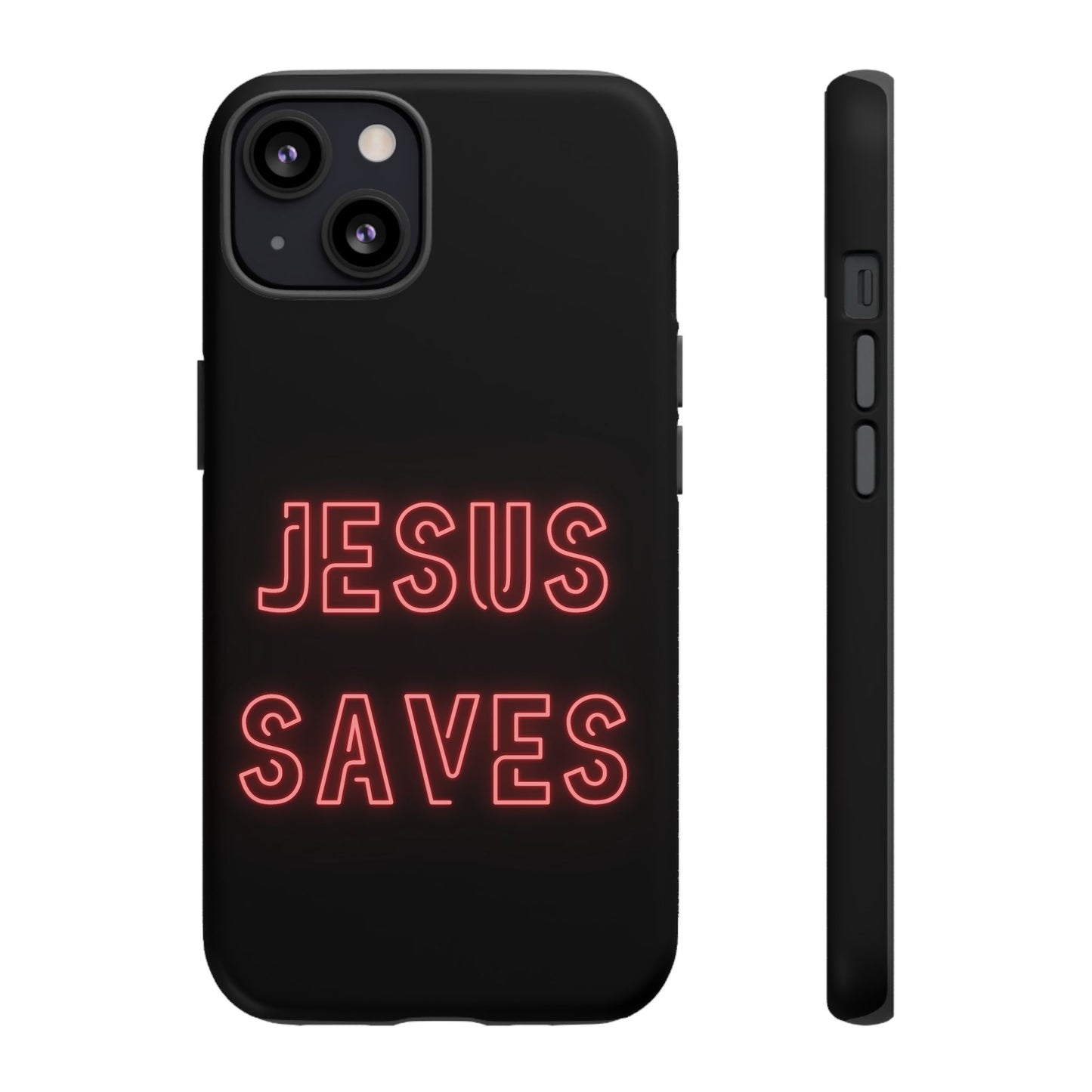 Jesus Saves Neon Signage Tough Cases Iphone Samsung Google