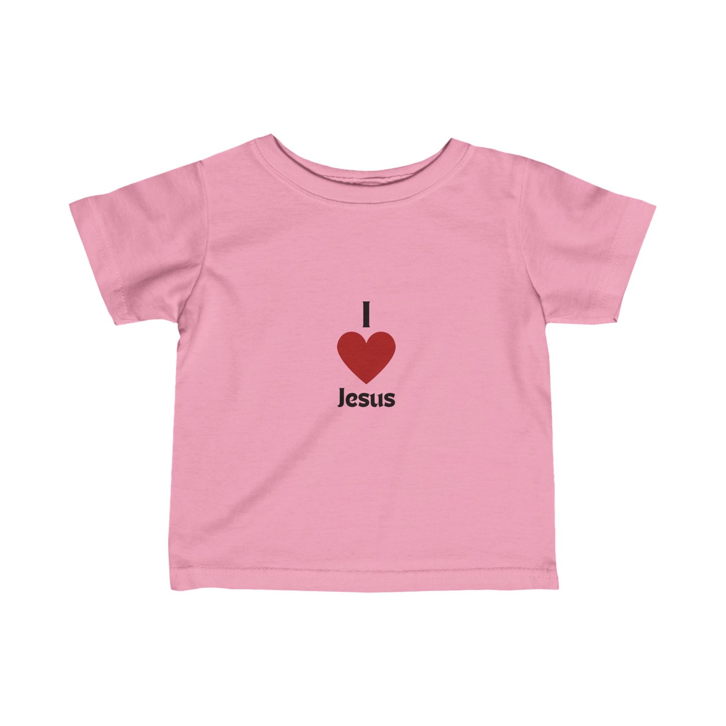 I love Jesus Infant/Toddler Tee - Fine Jersey Fabric