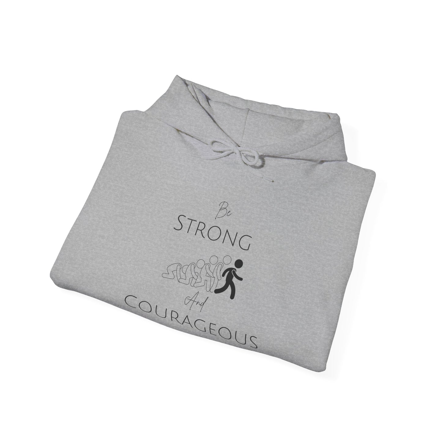 Be Strong And Courageous Unisex Heavy Blend™ Hooded Sweatshirt