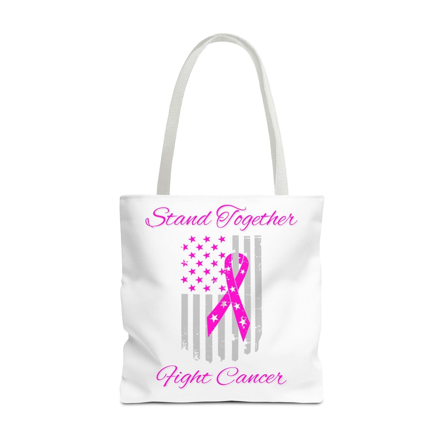 Stand Together Fight Breast Cancer Tote Bag (AOP)