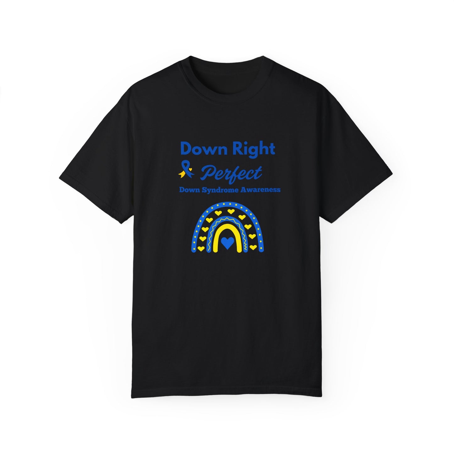 Down Right & Perfect Unisex Garment-Dyed T-shirt