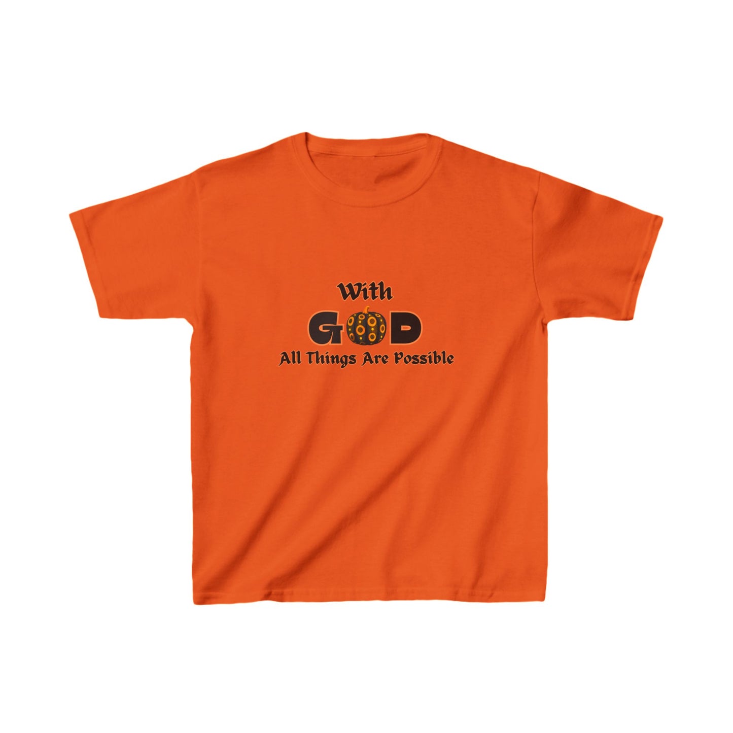 With God All Things Are Possible Kids Heavy Cotton™ Tee