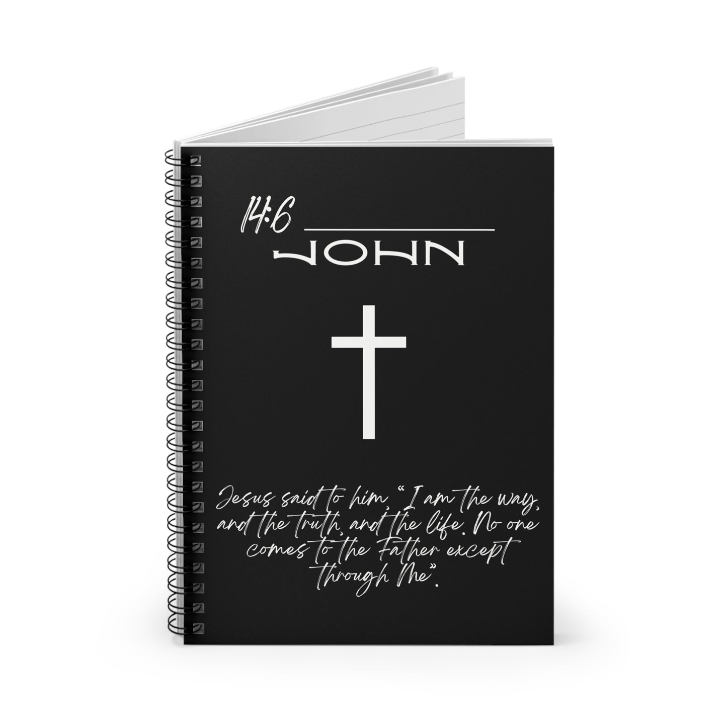 John 14:6 Spiral Notebook - Ruled Line