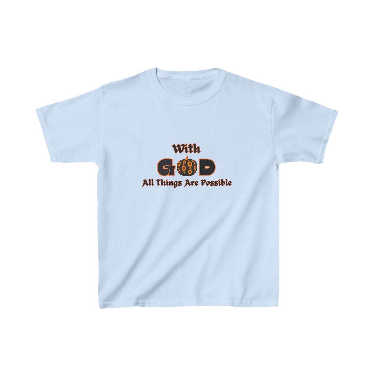 With God All Things Are Possible Kids Heavy Cotton™ Tee