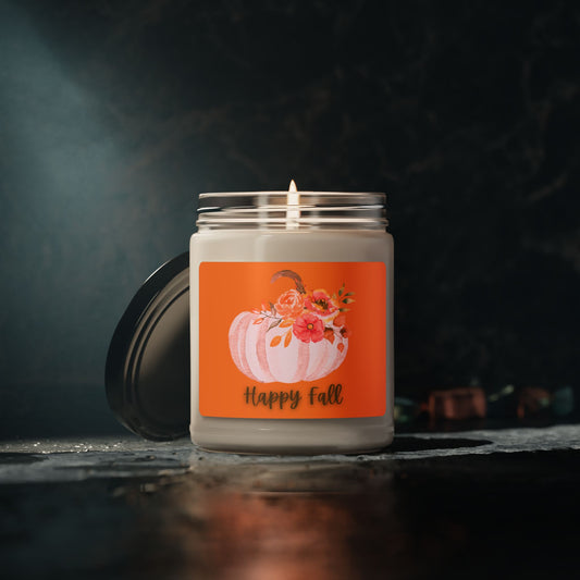 Happy Fall Scented Soy Candle, 9oz