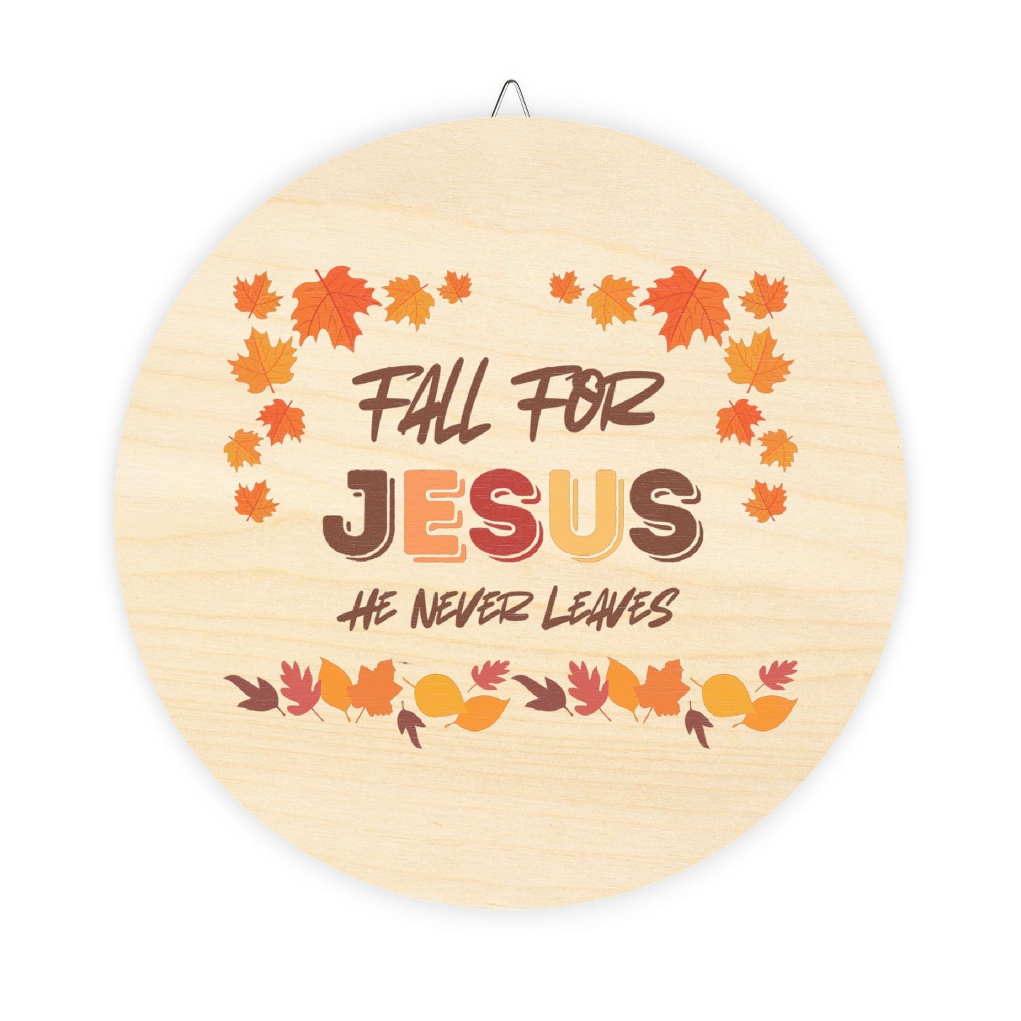 Fall For Jesus Harvest Wood Signs