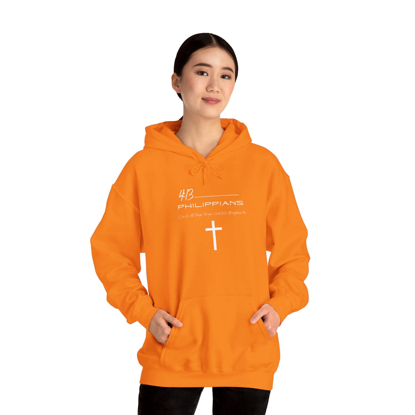 Philippians 4:13 Unisex Heavy Blend™ Hooded Sweatshirt