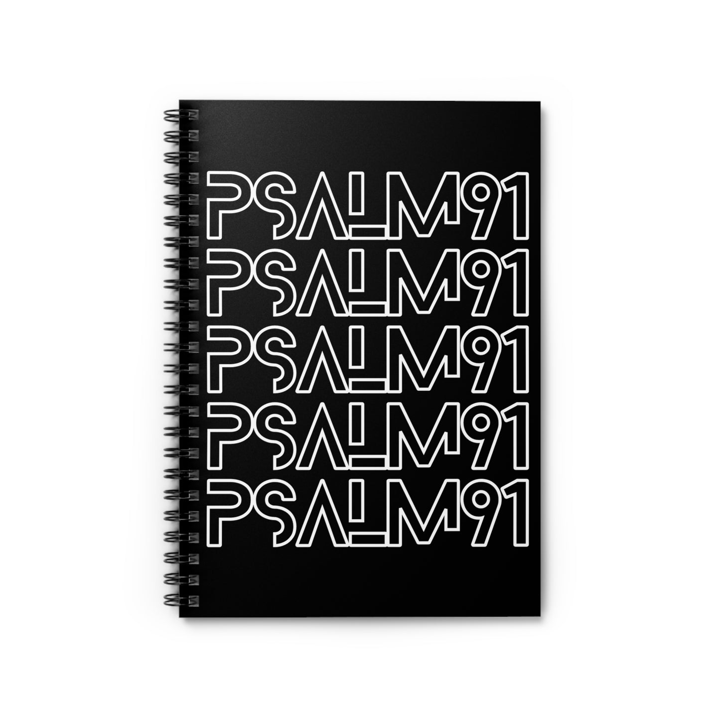 Psalm 91 Spiral Notebook - Ruled Line