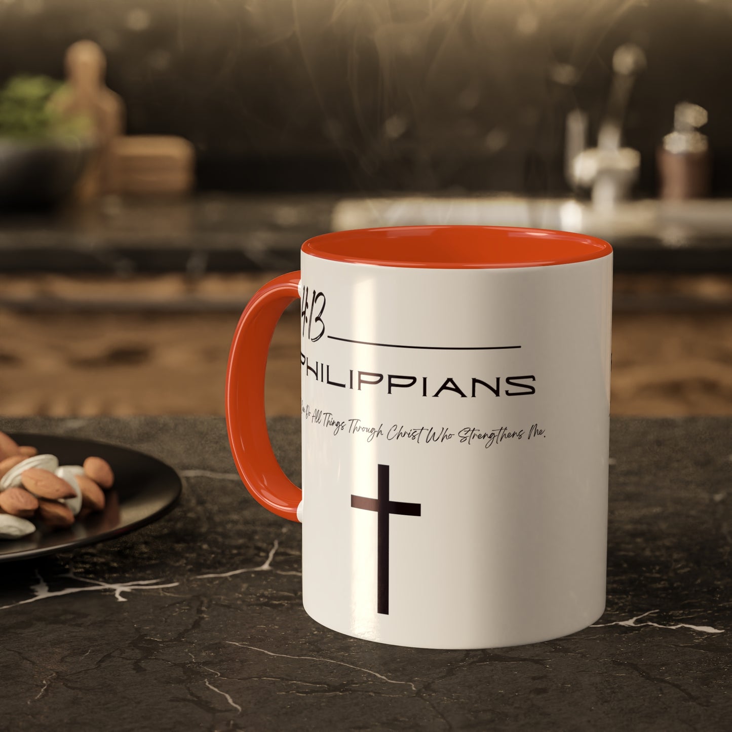 Philippians 4:13 Colorful Mugs, 11oz