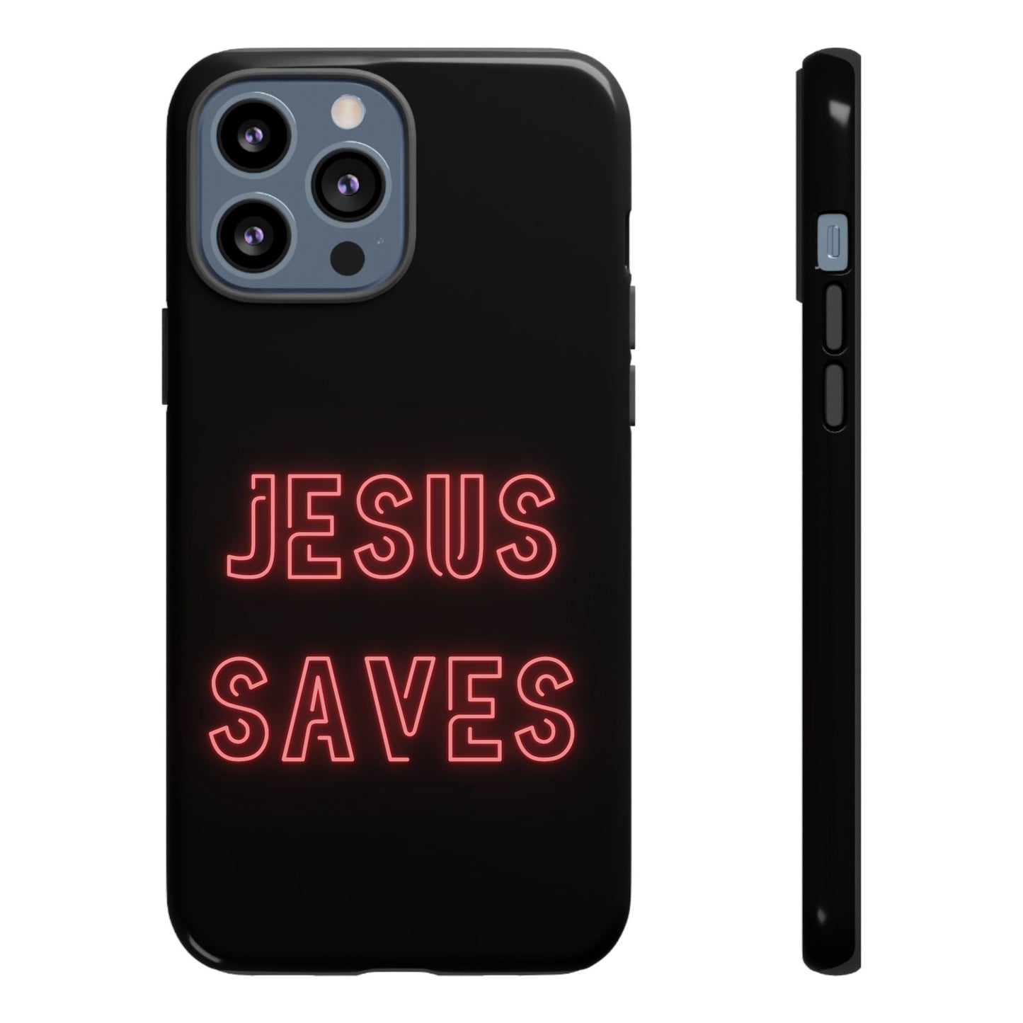 Jesus Saves Neon Signage Tough Cases Iphone Samsung Google