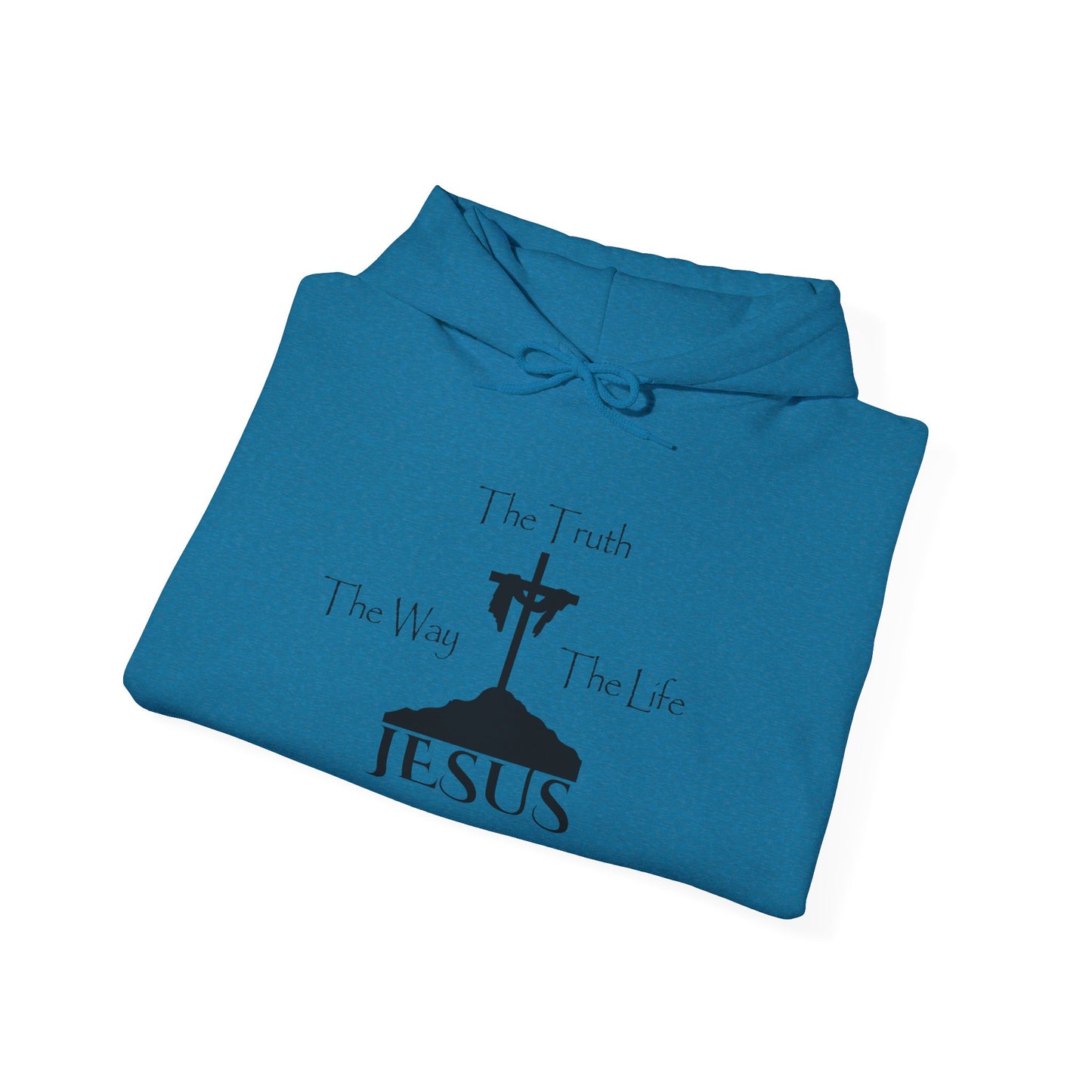 Jesus The Way The Truth The Life Unisex Heavy Blend™ Hooded Sweatshirt