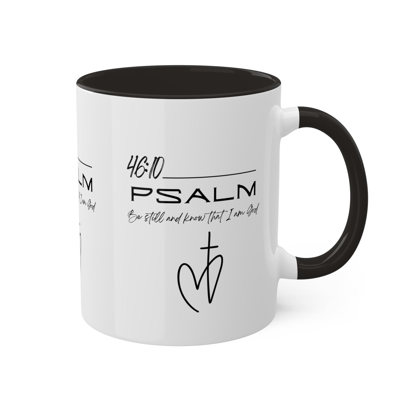 Psalm 46:10 Colorful Mugs, 11oz