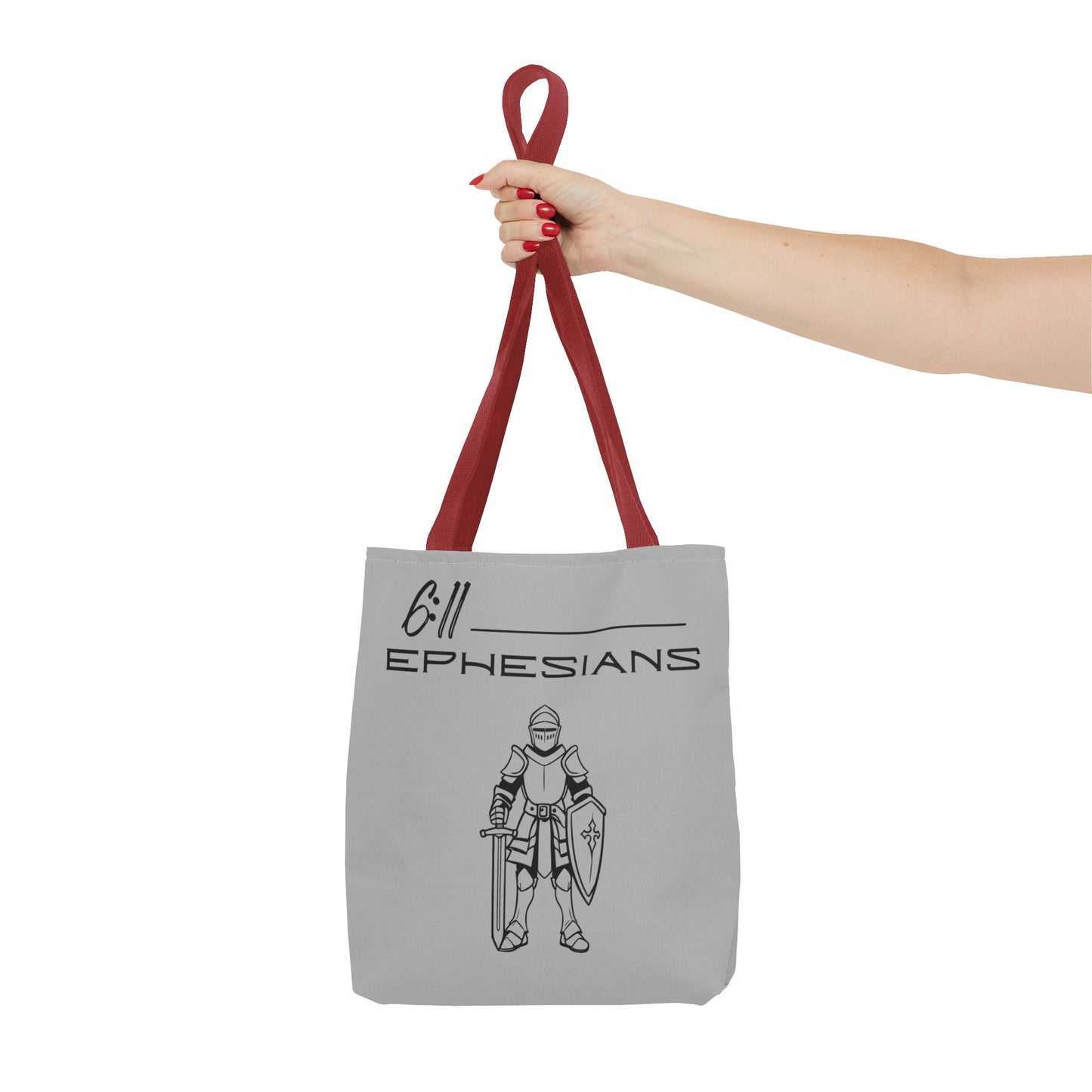 Ephesians 6:11 Full Armor of God Tote Bag (AOP)