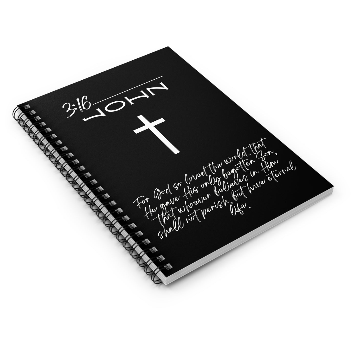 John 3:16 Spiral Notebook - Ruled Line