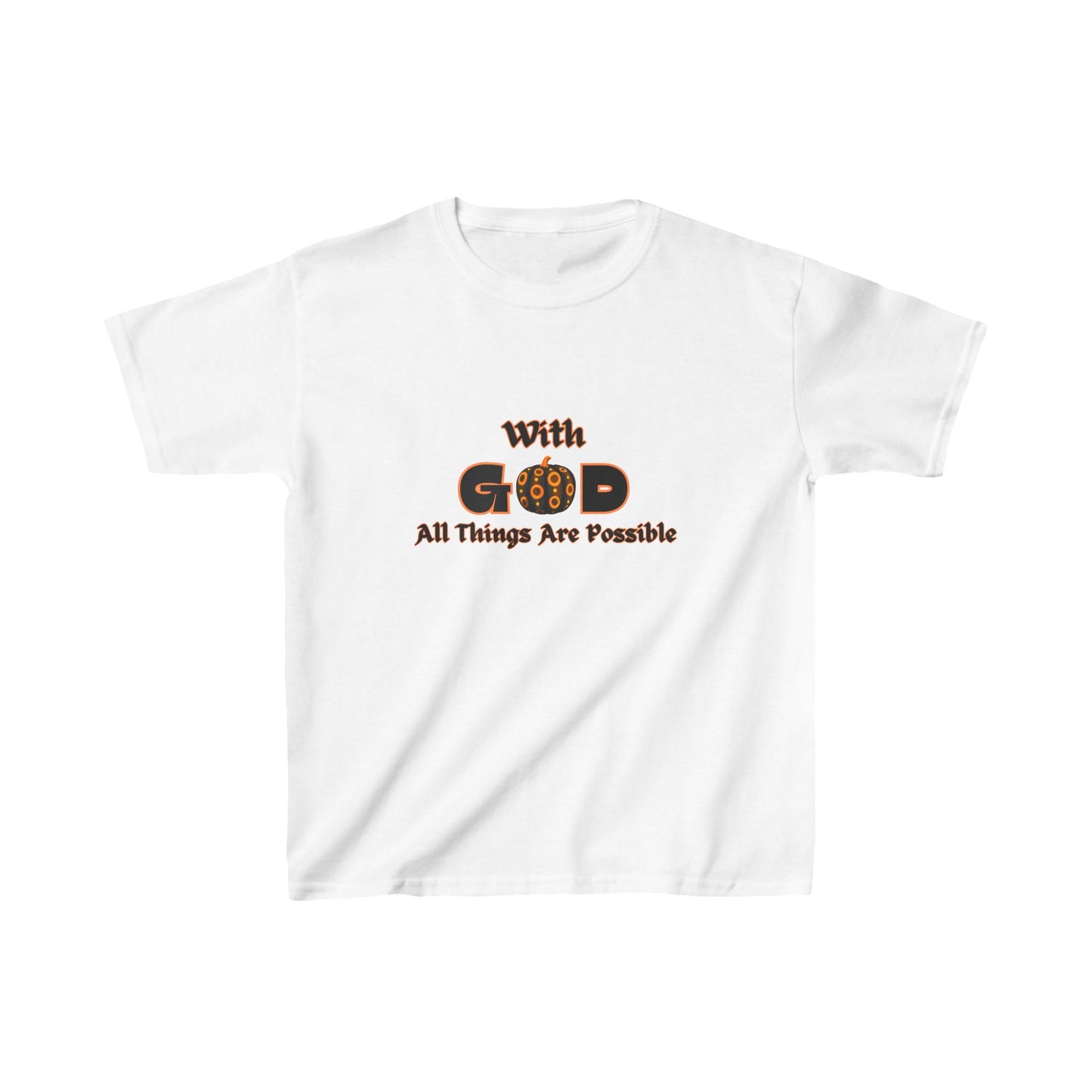 With God All Things Are Possible Kids Heavy Cotton™ Tee