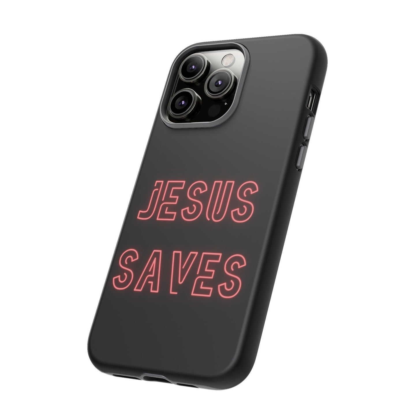 Jesus Saves Neon Signage Tough Cases Iphone Samsung Google