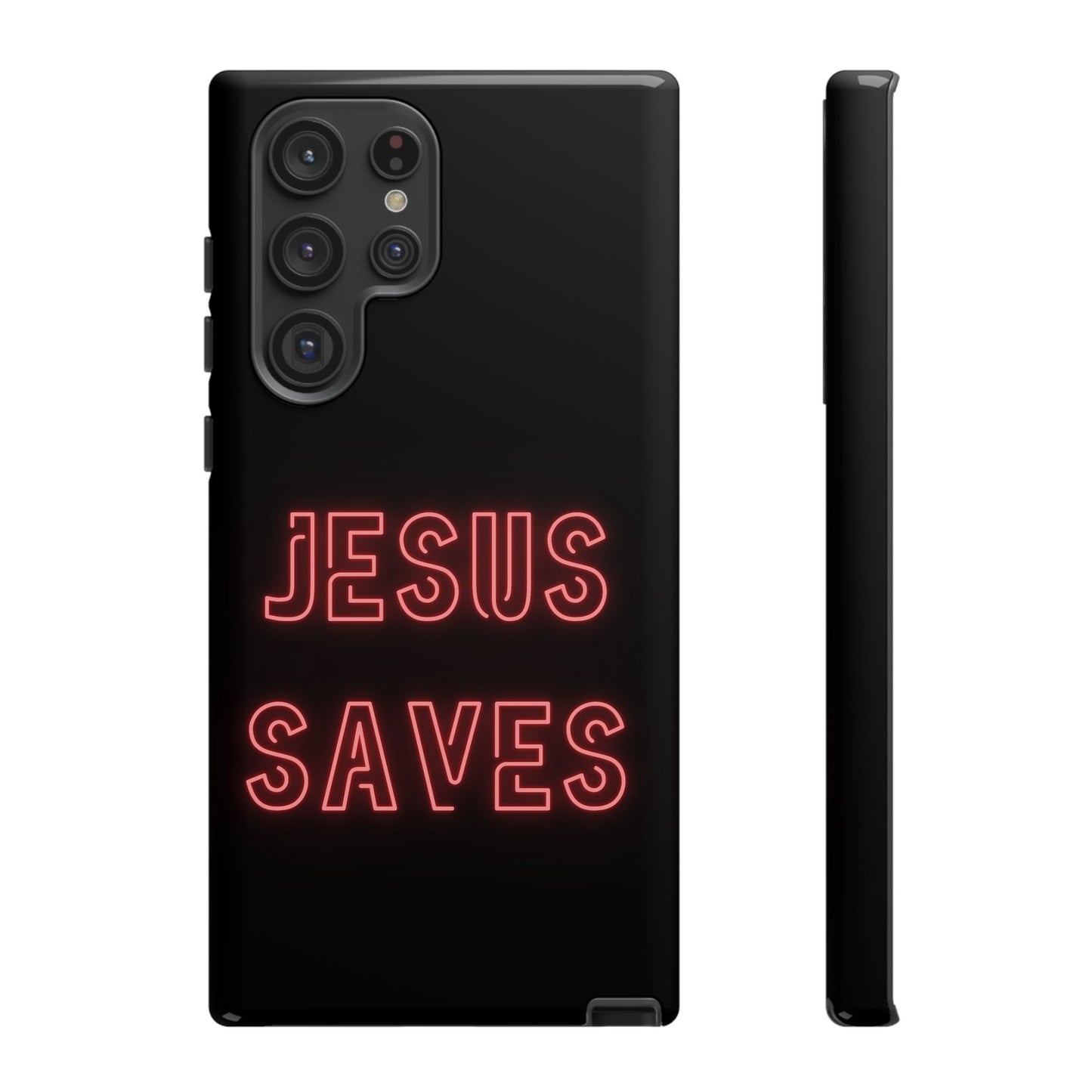 Jesus Saves Neon Signage Tough Cases Iphone Samsung Google