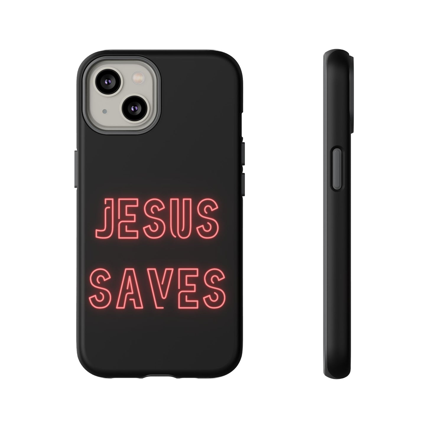 Jesus Saves Neon Signage Tough Cases Iphone Samsung Google