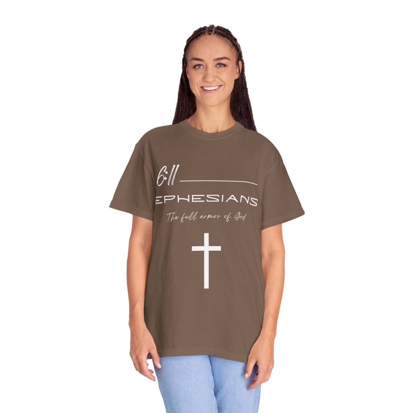 Ephesians 6:11 Armor of God Unisex Garment-Dyed T-shirt