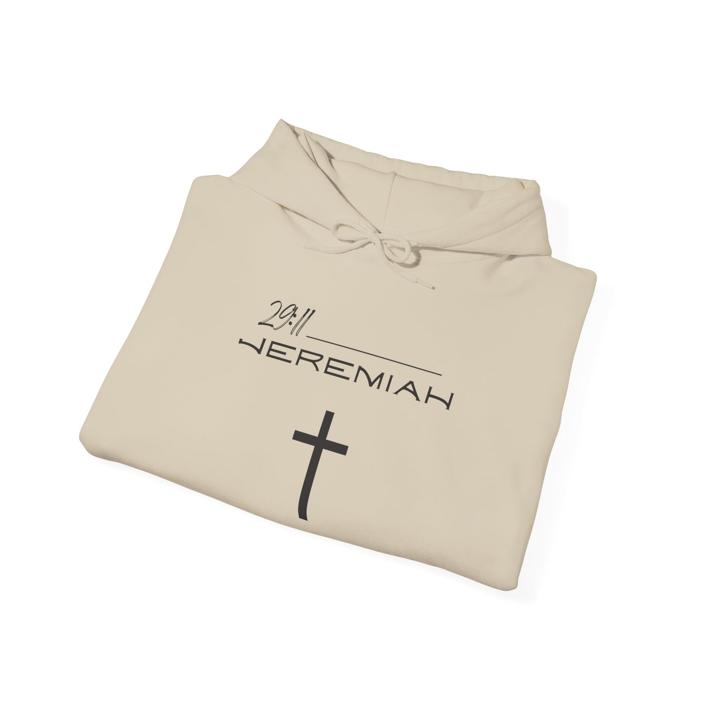 Jeremiah 29:11 w/ Full Scripture On Back Unisex Heavy Blend™ Hooded Sweatshirt