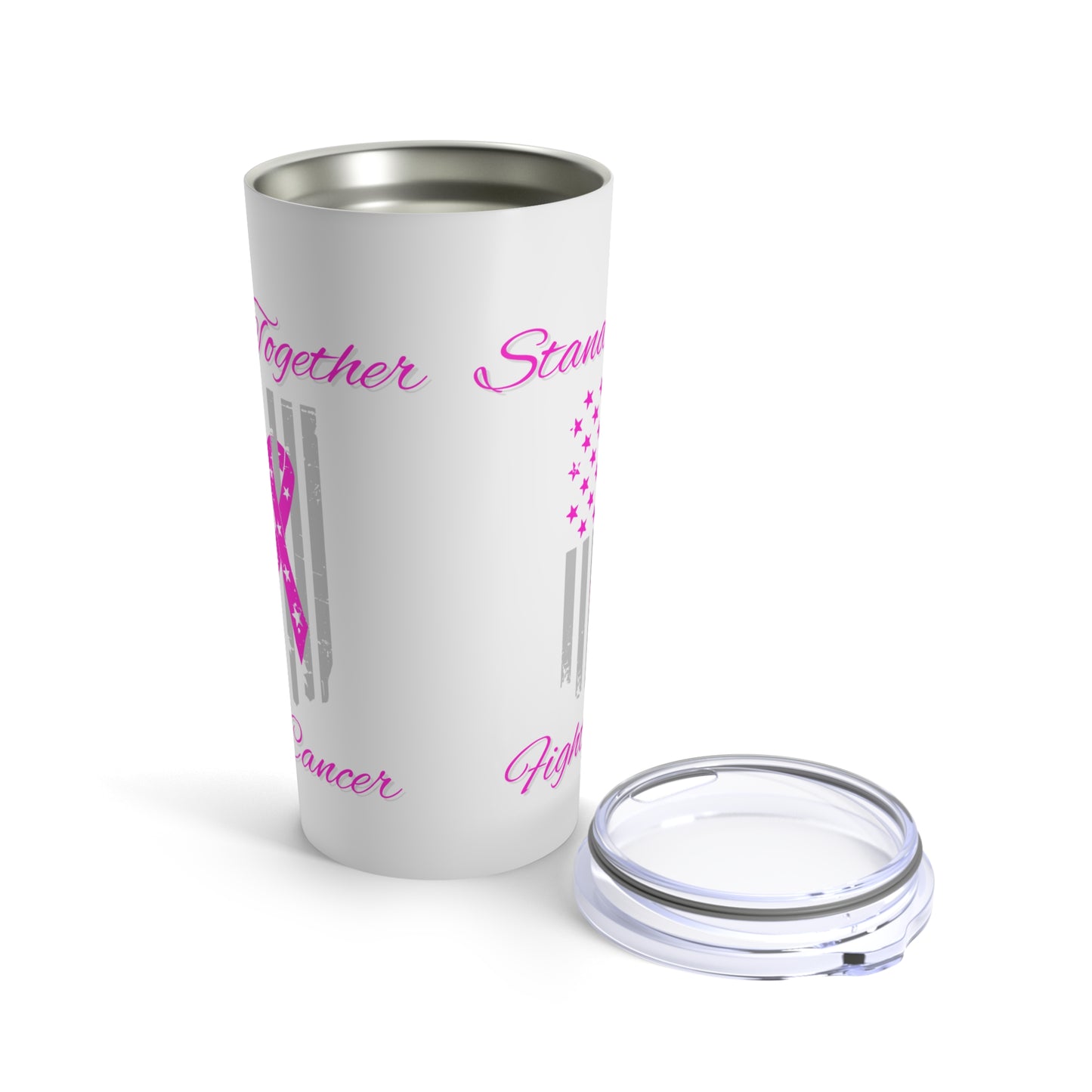 Stand Together Fight Breast Cancer Tumbler 20oz