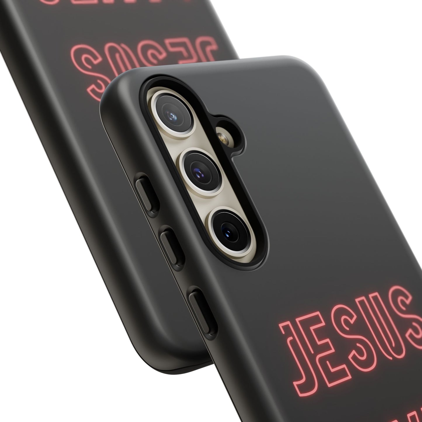 Jesus Saves Neon Signage Tough Cases Iphone Samsung Google