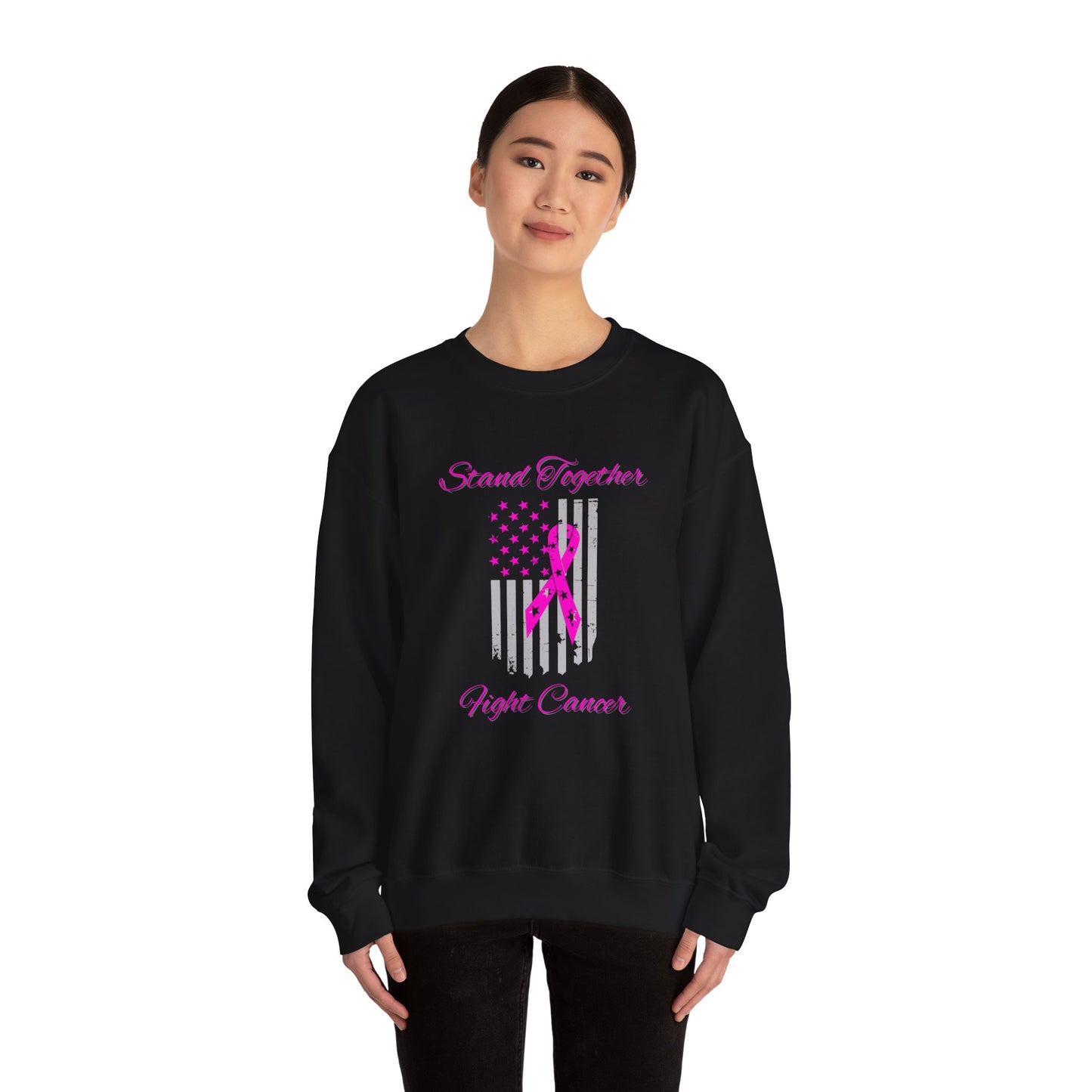 Stand Together Fight Breast Cancer Unisex Heavy Blend™ Crewneck Sweatshirt