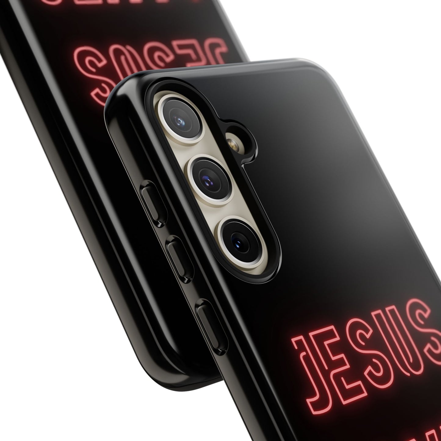 Jesus Saves Neon Signage Tough Cases Iphone Samsung Google