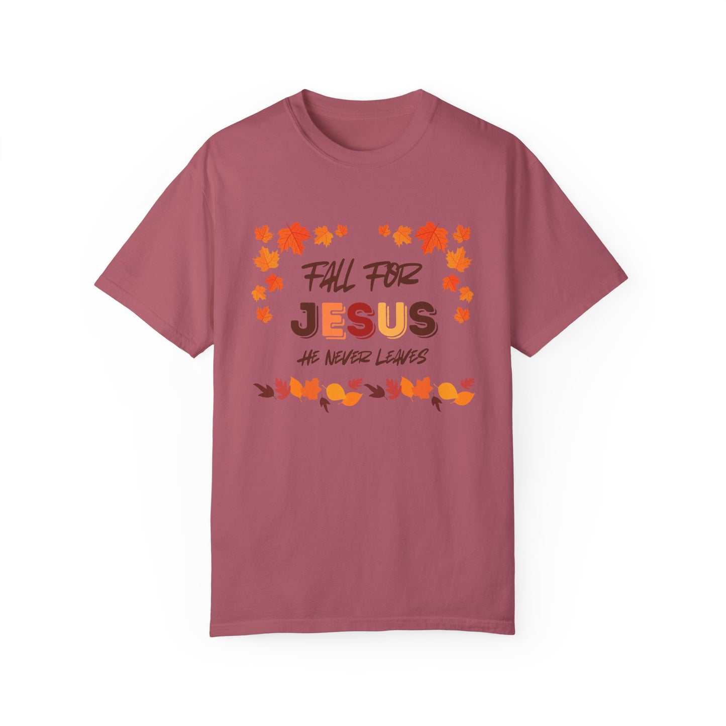 Fall For Jesus Harvest Unisex Garment-Dyed T-shirt