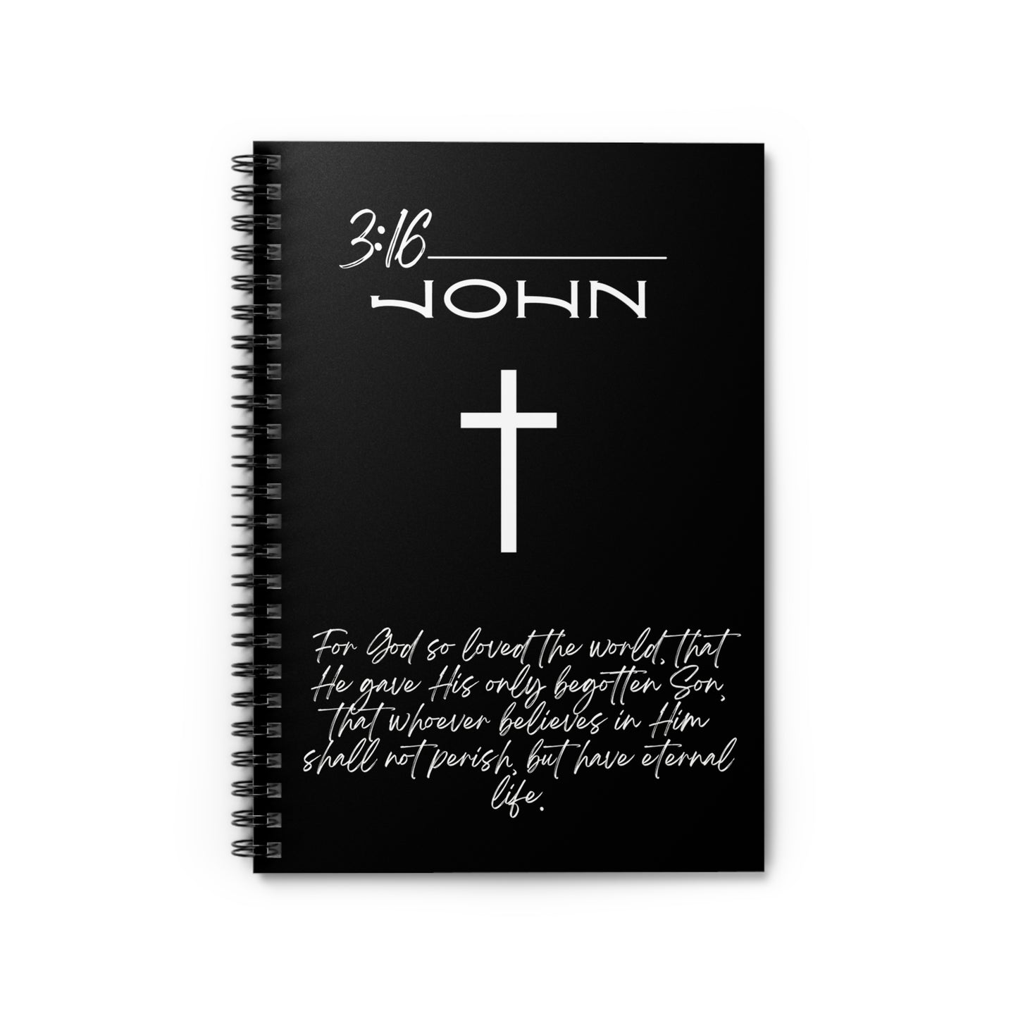 John 3:16 Spiral Notebook - Ruled Line