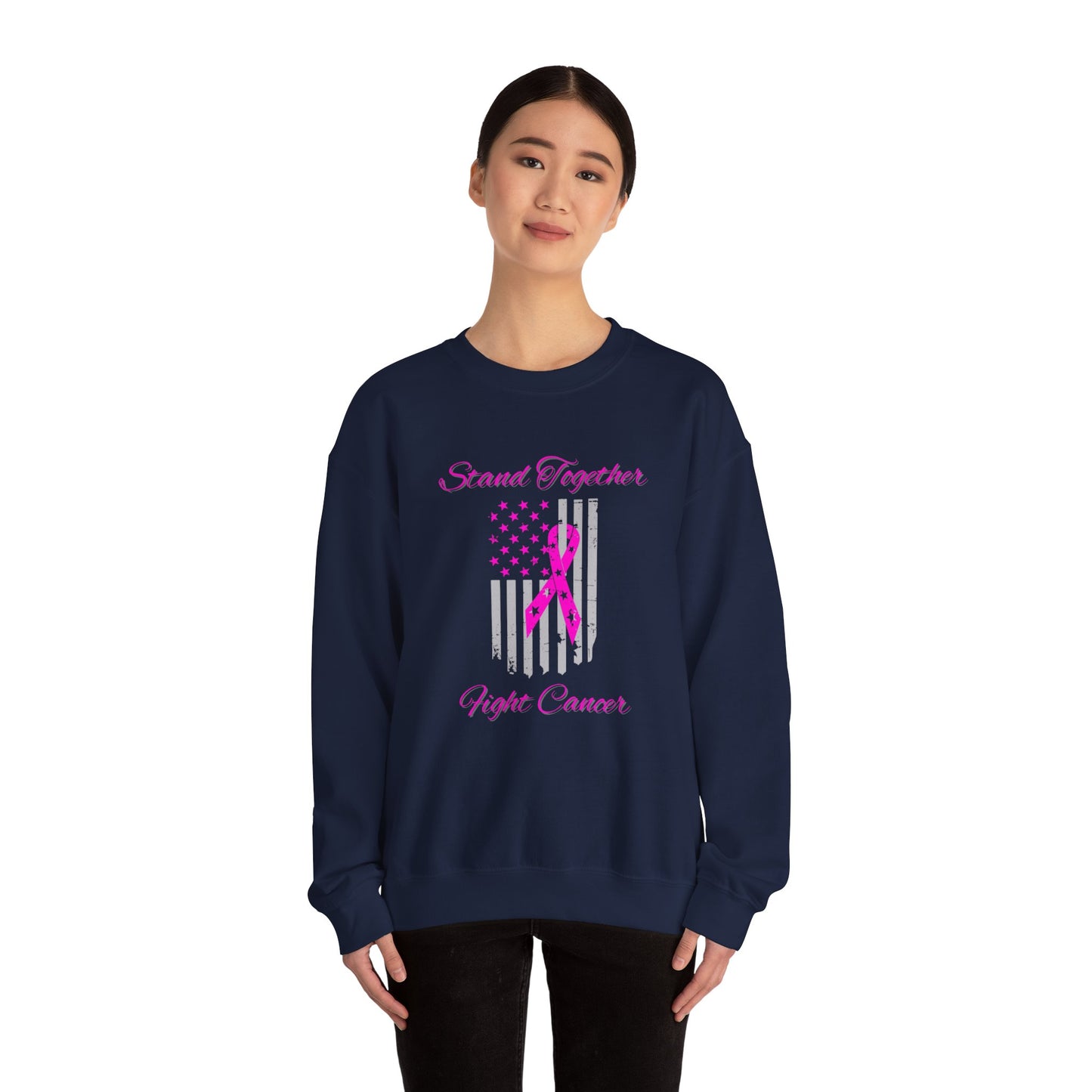 Stand Together Fight Breast Cancer Unisex Heavy Blend™ Crewneck Sweatshirt