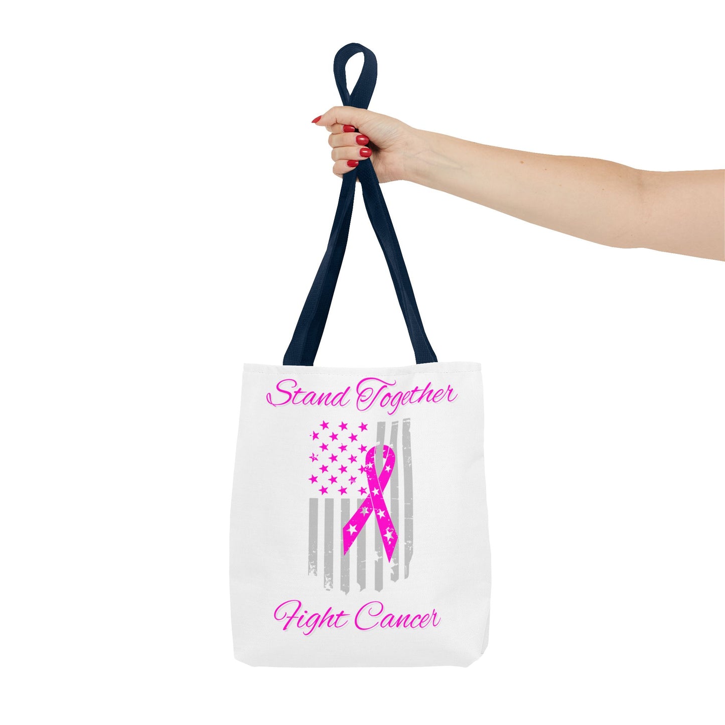 Stand Together Fight Breast Cancer Tote Bag (AOP)