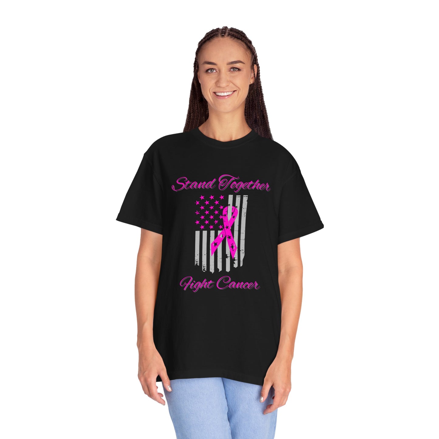 Stand Together Fight Breast Cancer Unisex Garment-Dyed T-shirt