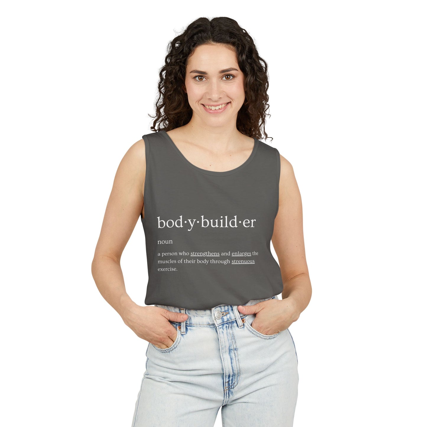 Bodybuilder Definition Unisex Garment-Dyed Tank Top