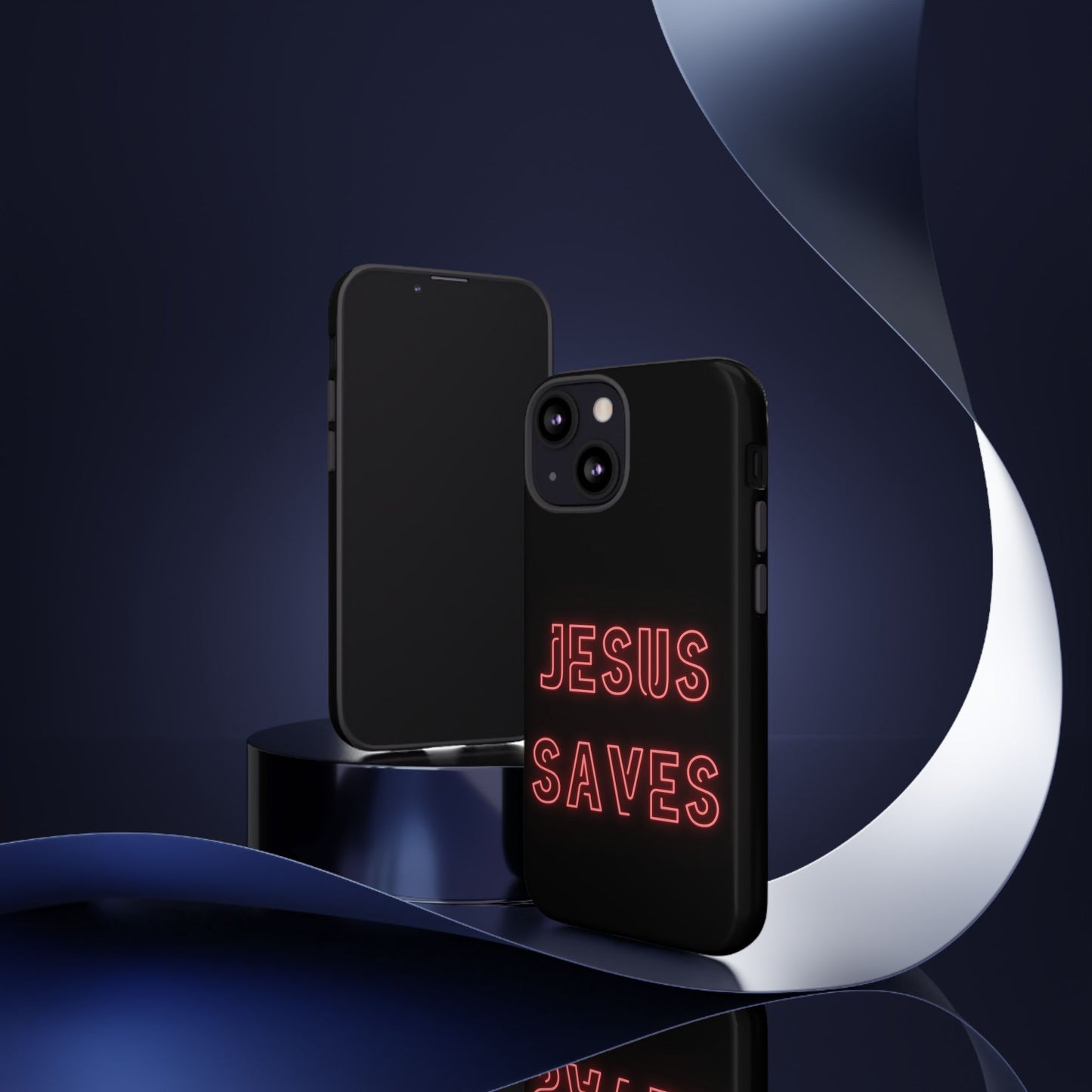 Jesus Saves Neon Signage Tough Cases Iphone Samsung Google