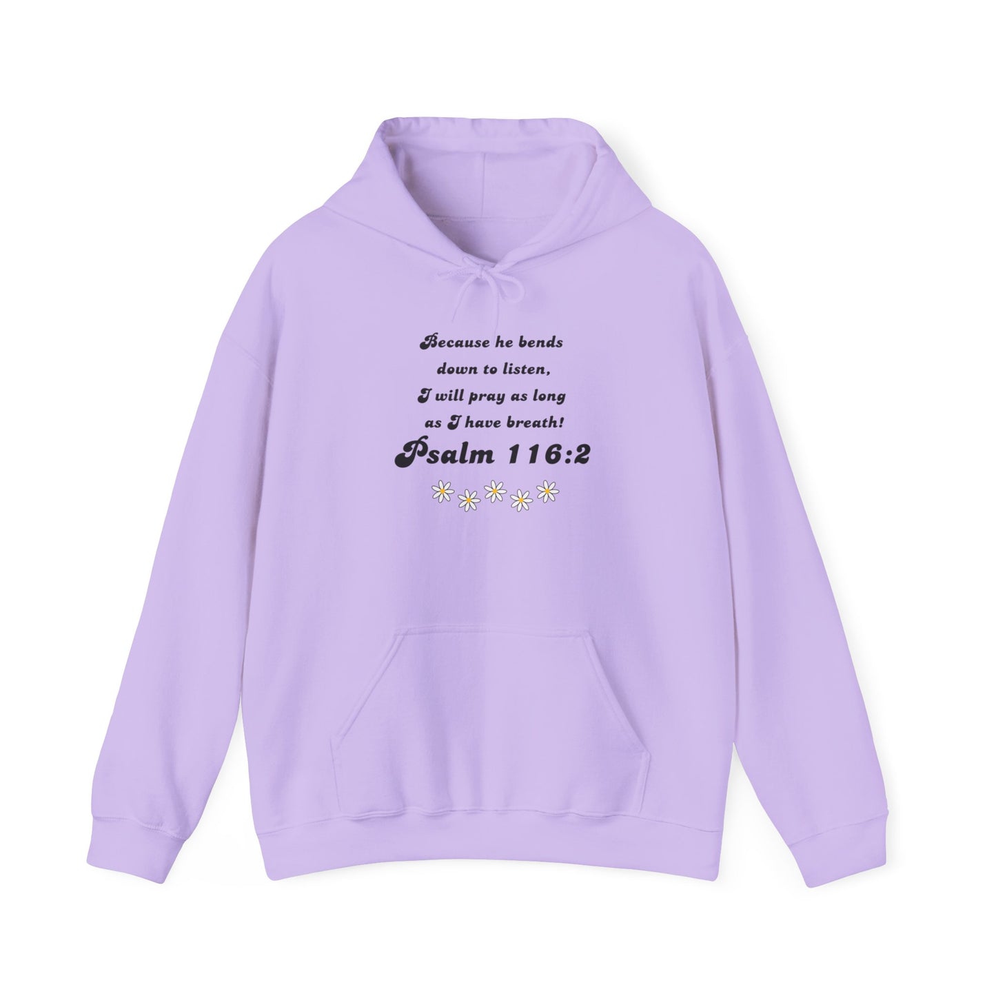 Psalm 116:2 Unisex Heavy Blend™ Hooded Sweatshirt