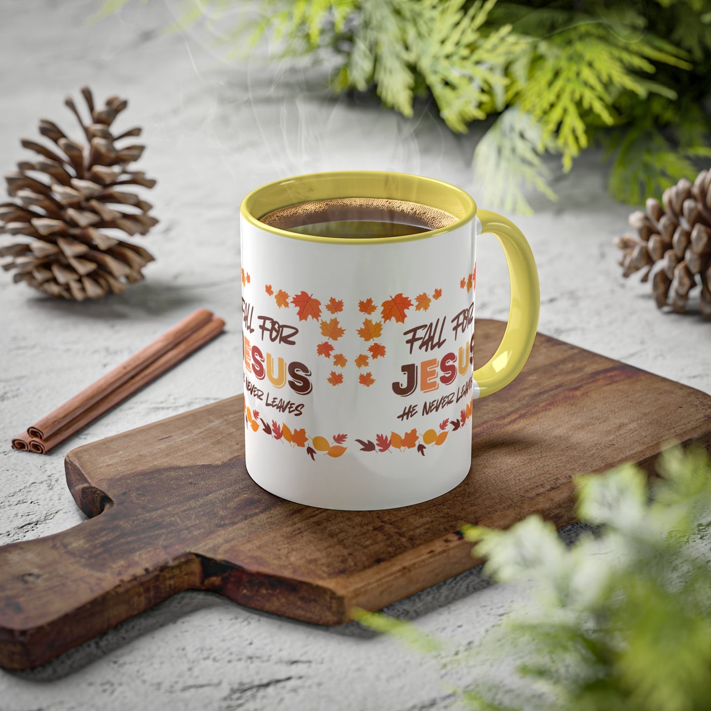 Fall For Jesus Harvest Colorful Mugs, 11oz