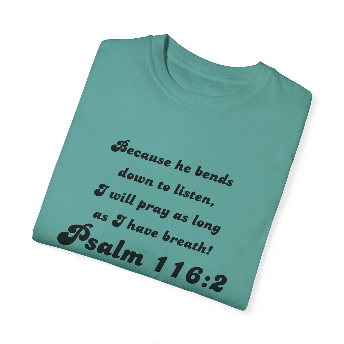 Psalm 116:8 Unisex Garment-Dyed T-shirt